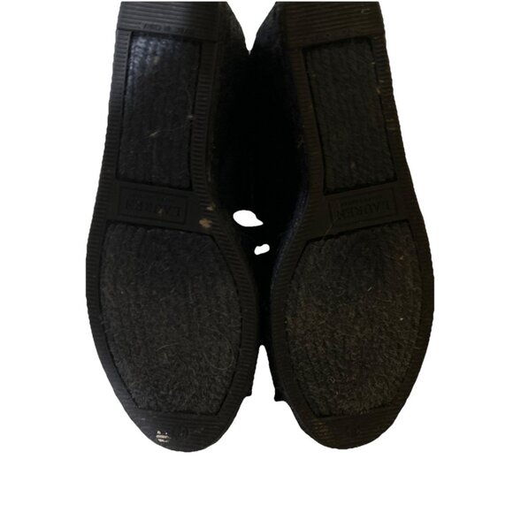 Lauren Ralph Lauren Womens Denim espadrille Wedge Sandals Size 6.5 - Picture 7 of 9